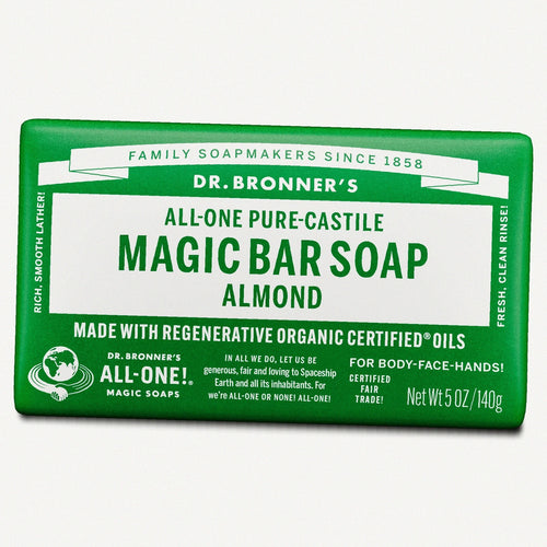 Almond Pure-Castile Bar Soap Natural Hand Cleanser