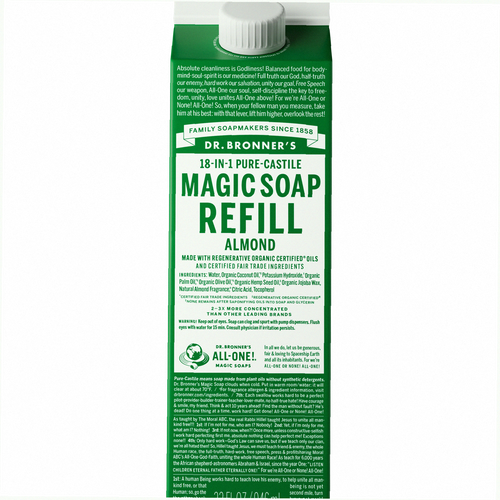 Almond Pure-Castile Soap Refill Pouch Eco Refill