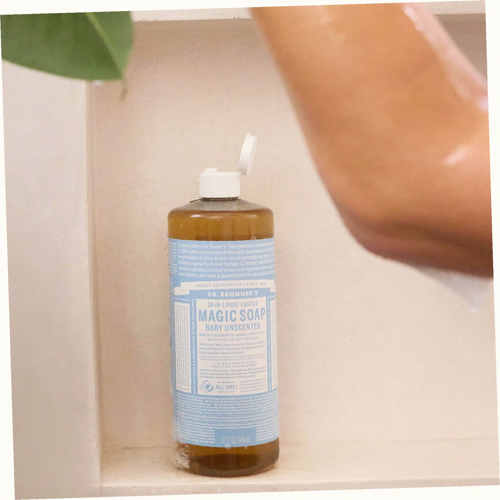 Unscented Pure-Castile Liquid Soap for Body & Hands
