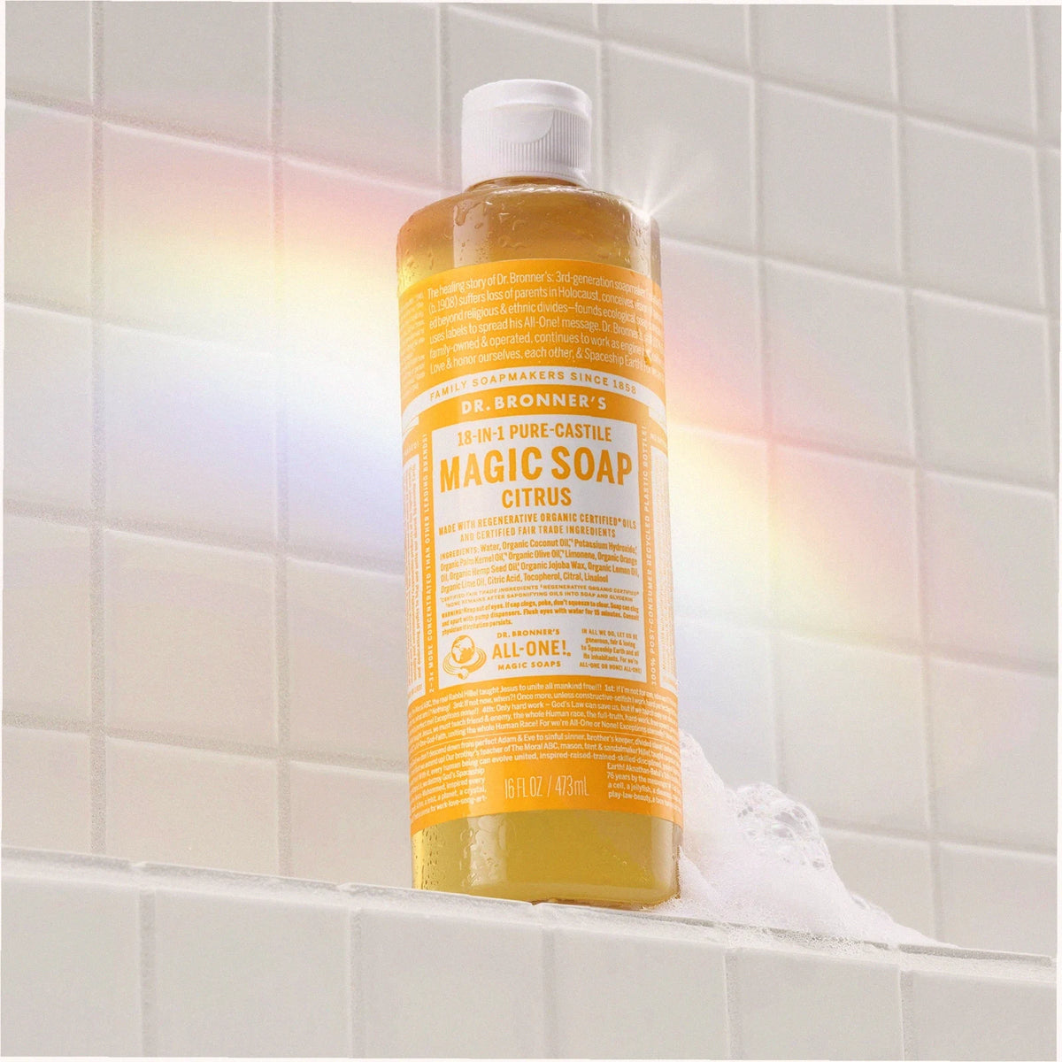 Citrus Pure-Castile Liquid Soap for Body & Hands