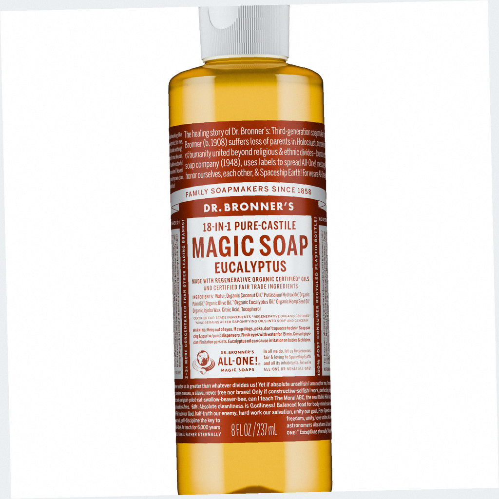 Eucalyptus Pure-Castile Liquid Soap for Body & Hands
