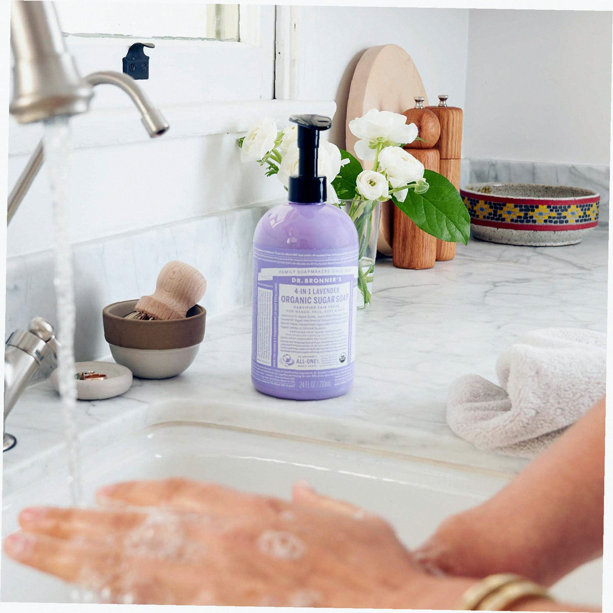 Lavender Organic Sugar Soap Creamy Body Wash