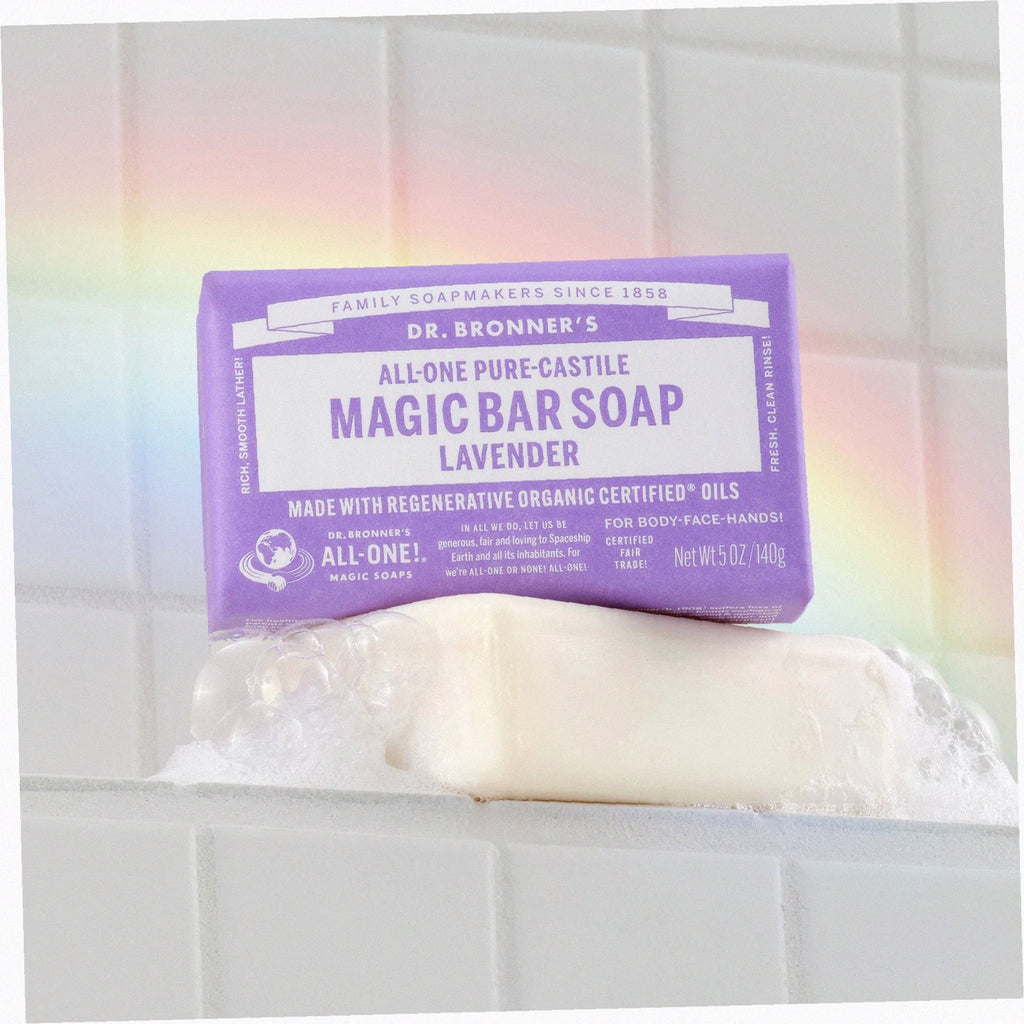 Lavender Pure-Castile Bar Soap Natural Hand Cleanser