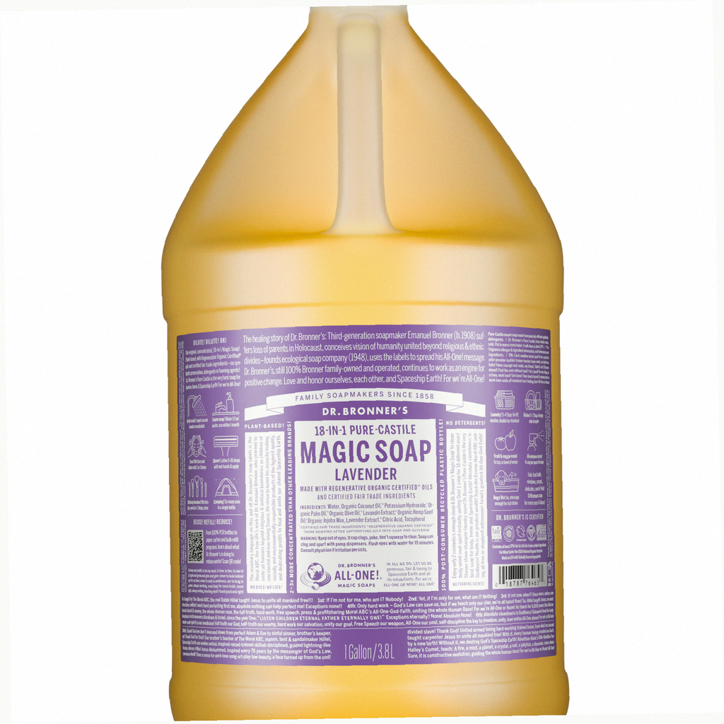 Lavender Pure-Castile Liquid Soap for Body & Hands