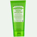 Lemongrass Lime Organic Shaving Soap Bar Traditional Lather