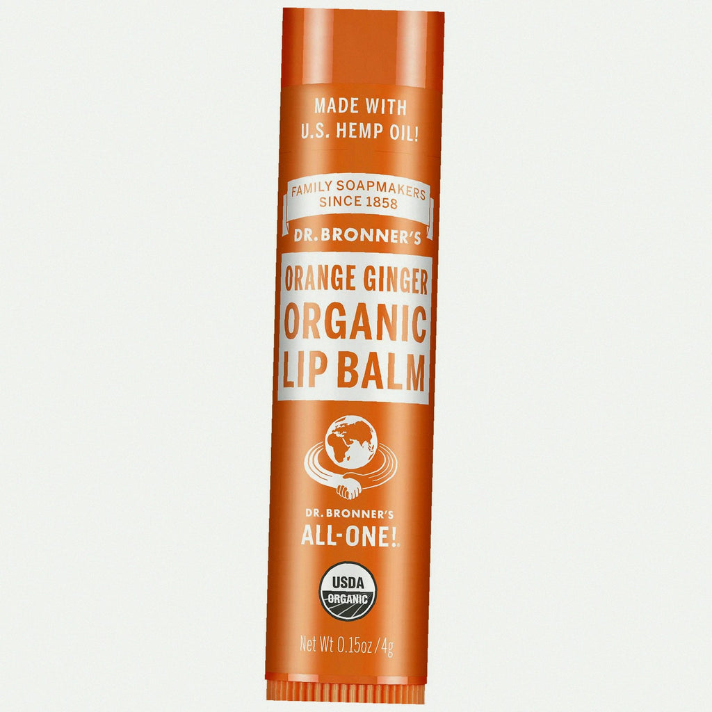 Orange Ginger Organic Lip Balm Natural Moisturizing Care