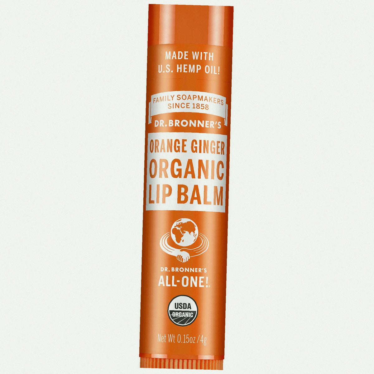 Orange Ginger Organic Lip Balm Natural Moisturizing Care
