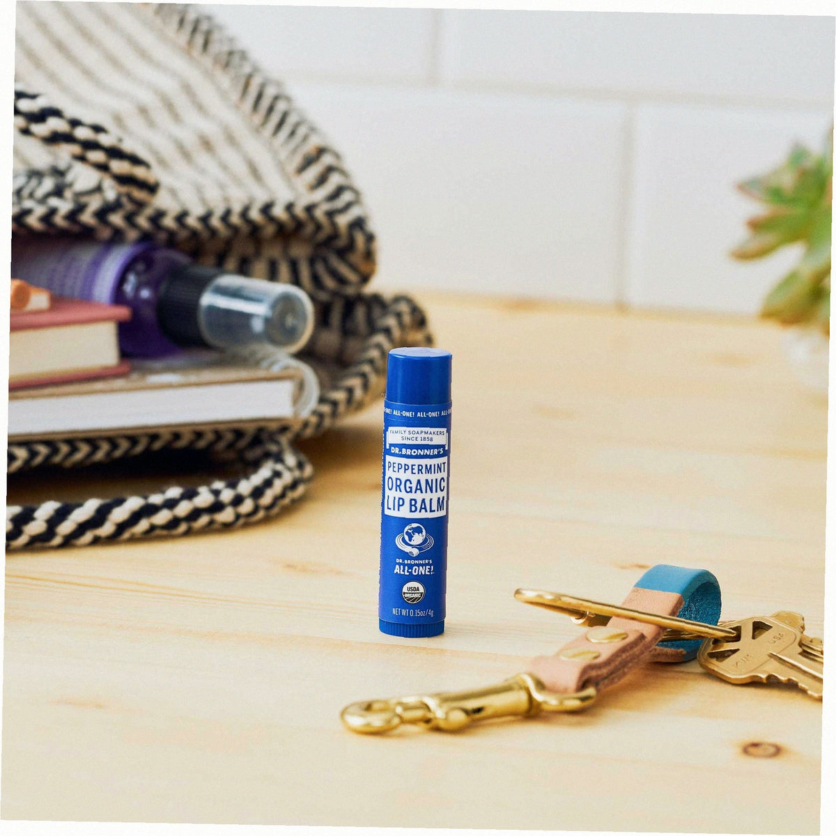 Peppermint Organic Lip Balm Natural Moisturizing Care