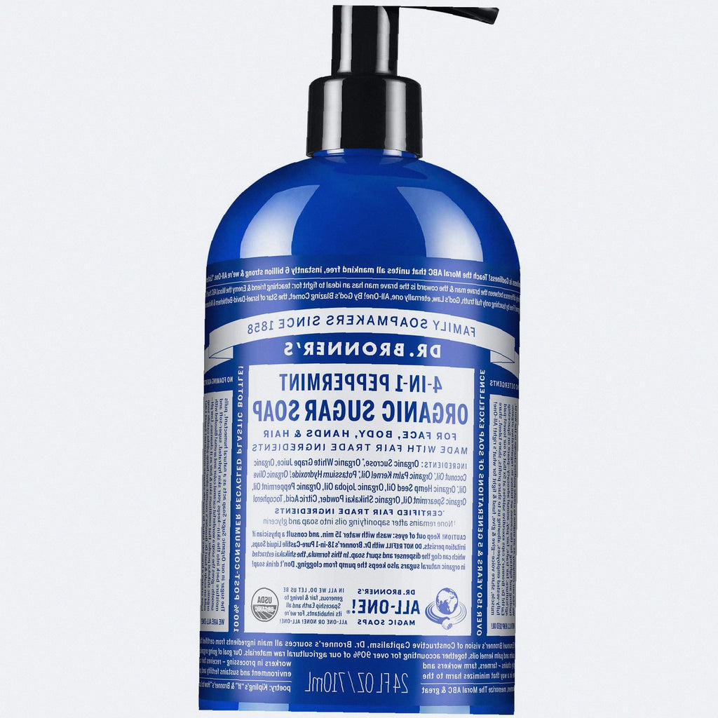 Peppermint Organic Sugar Soap Creamy Body Wash