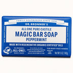 Peppermint Pure-Castile Bar Soap Natural Hand Cleanser