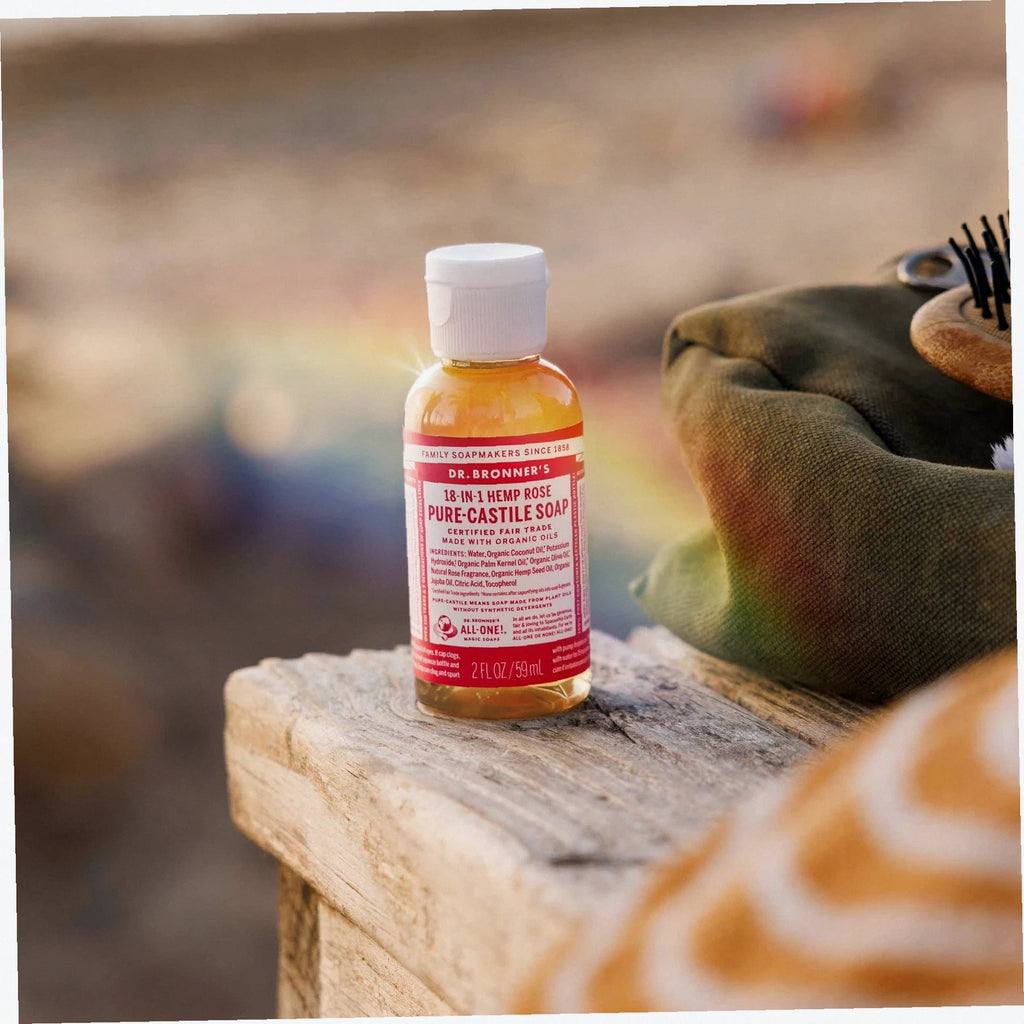 Rose Pure-Castile Liquid Soap for Body & Hands