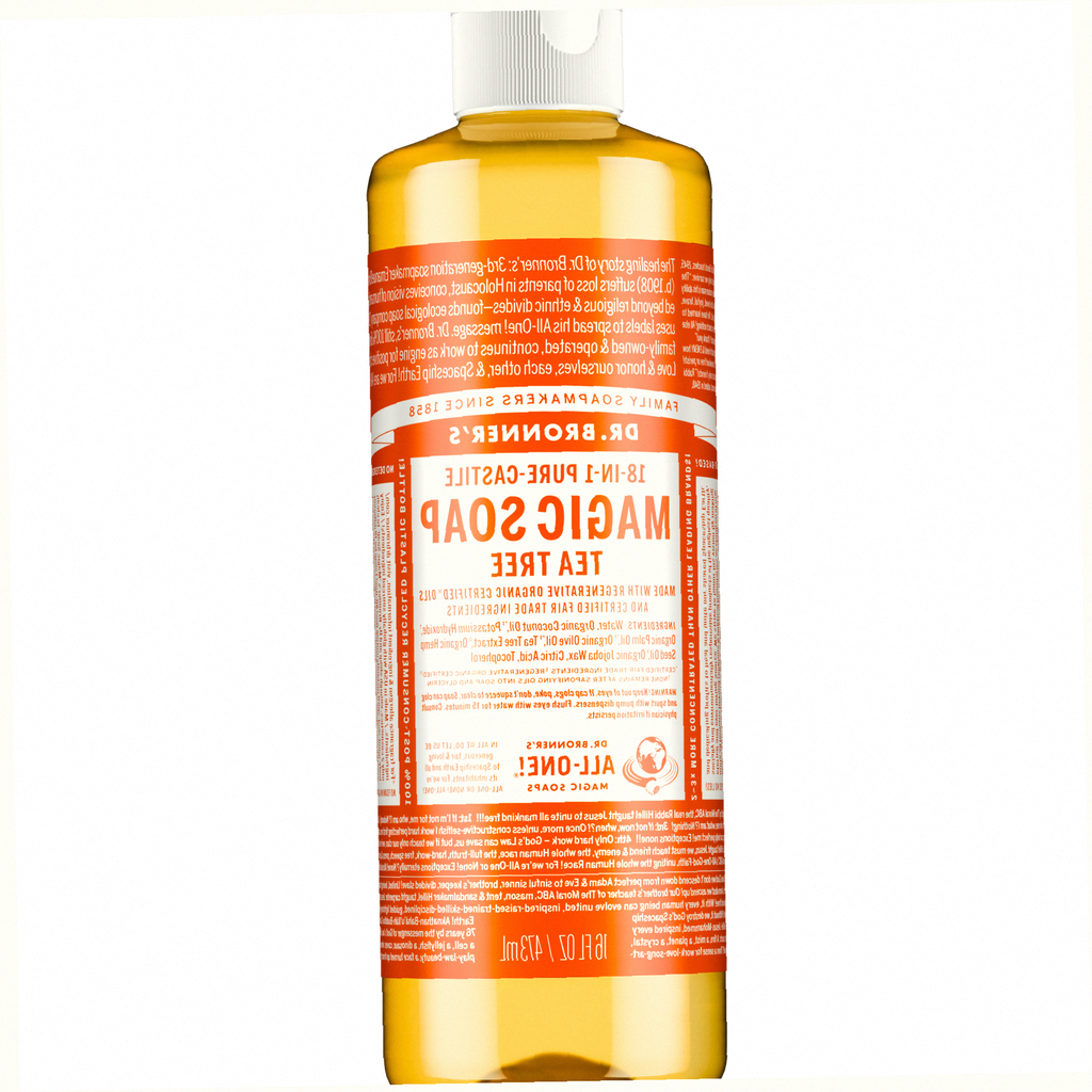 Tea Tree Pure-Castile Liquid Soap for Body & Hands