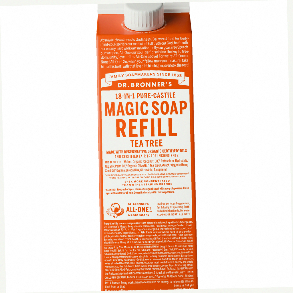 Tea Tree Pure-Castile Soap Refill Pouch Eco Refill