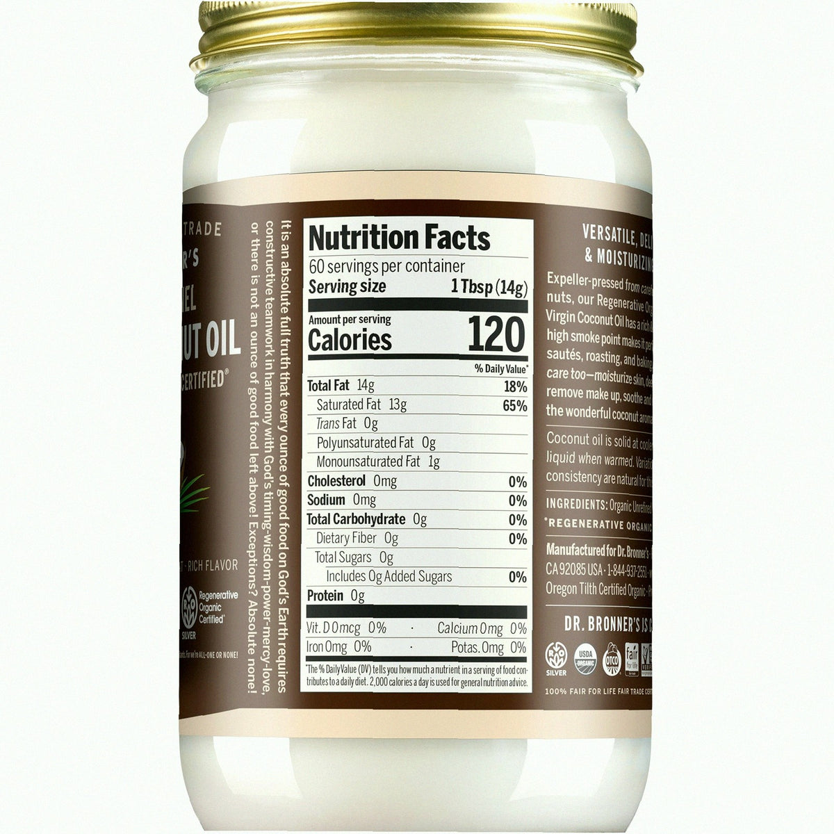 Whole Kernel Virgin Coconut Oil Raw Unrefined
